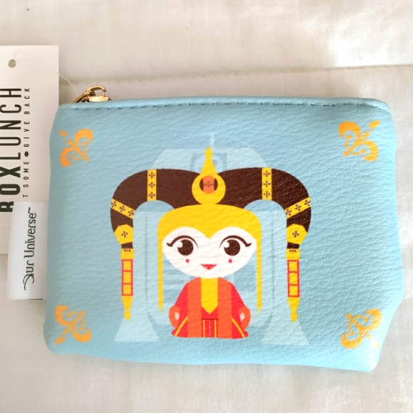 Star Wars Chibi Queen Amidala & Princess Leia Coin Purse BoxLunch Exclusive - Picture 2 of 4